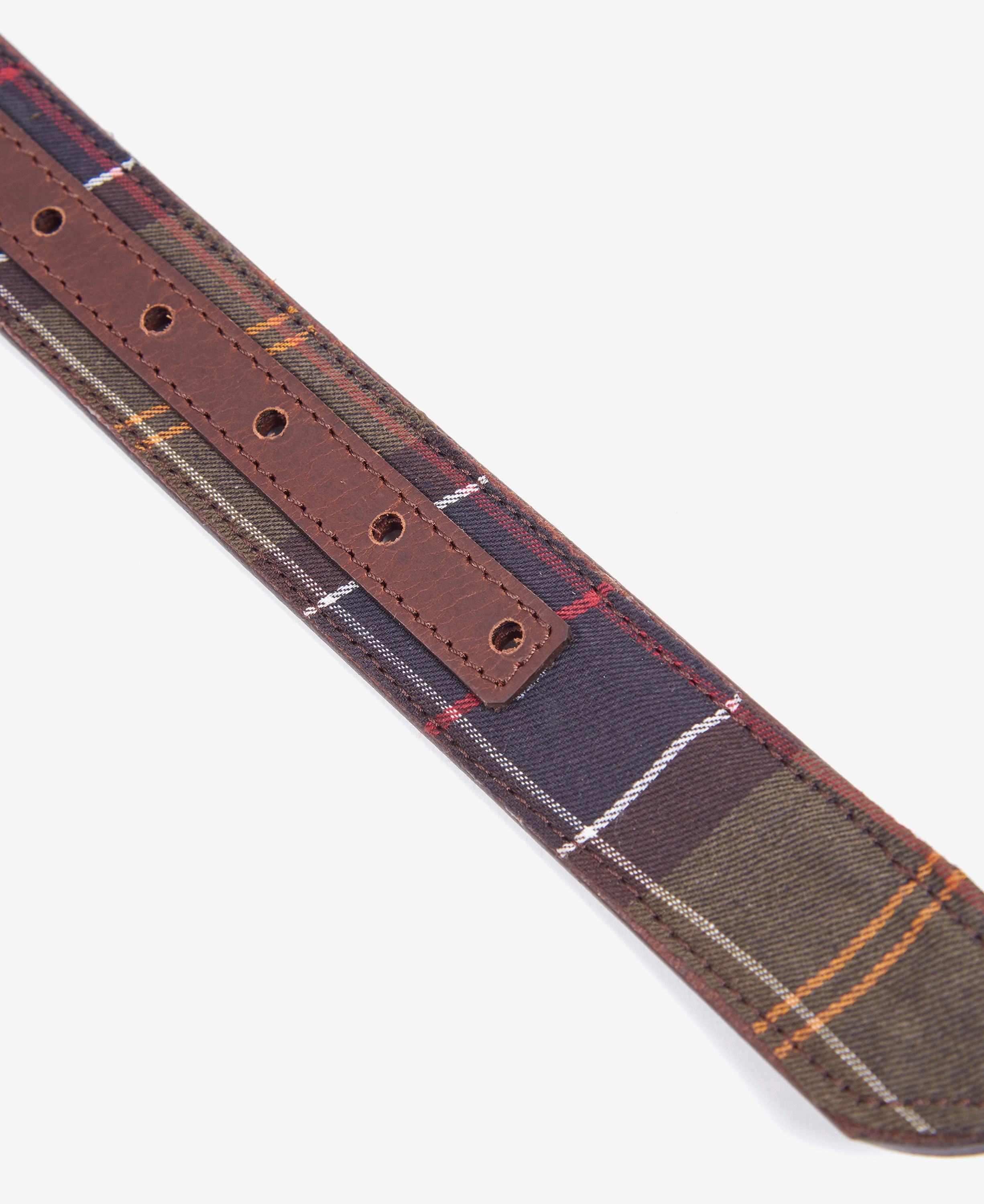 Barbour Reversible Tartan Leather Belts