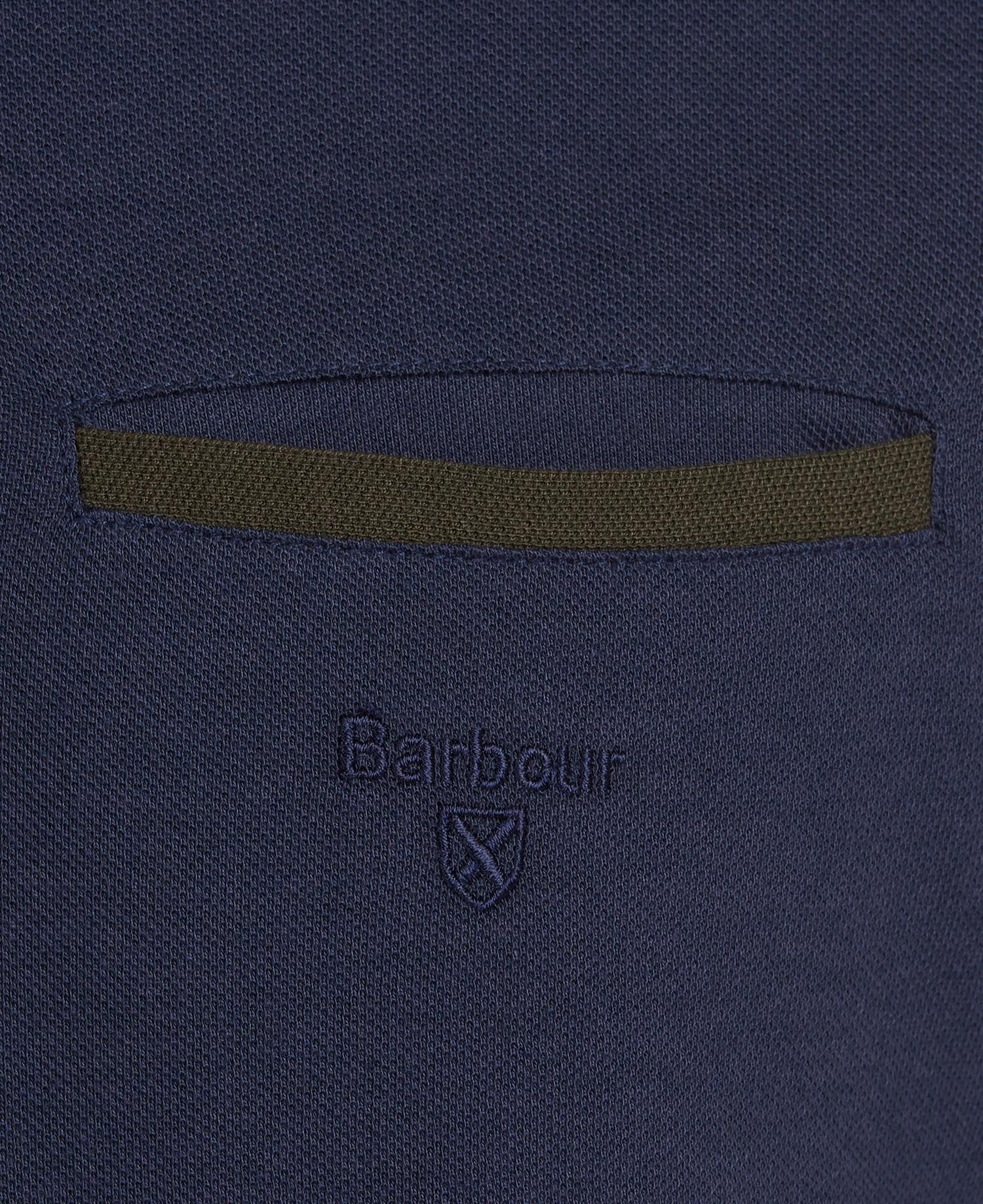 Barbour Essential Long Sleeve Pocket Polo Shirt