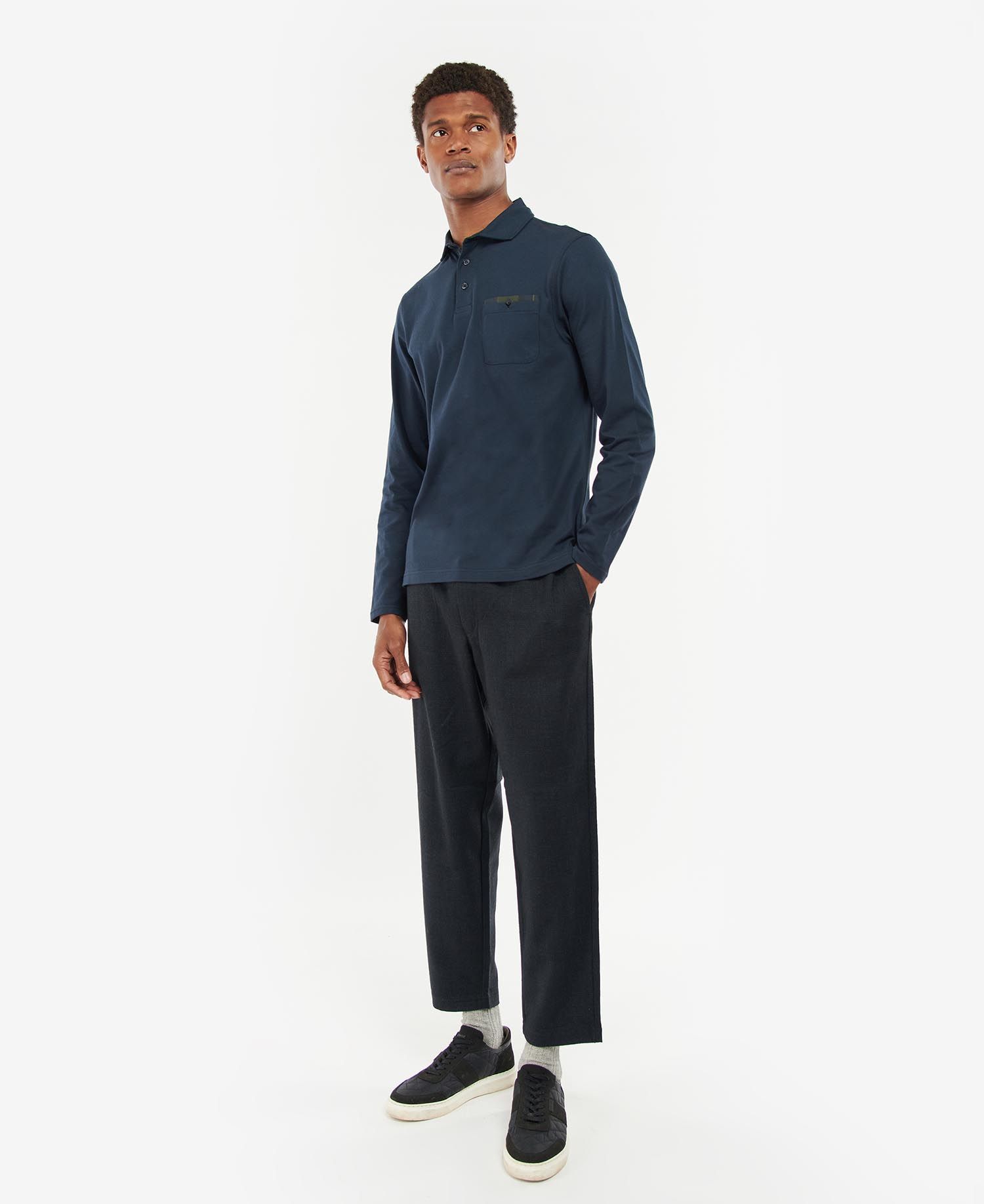 Barbour Long Sleeve Corpatch Polo Shirt