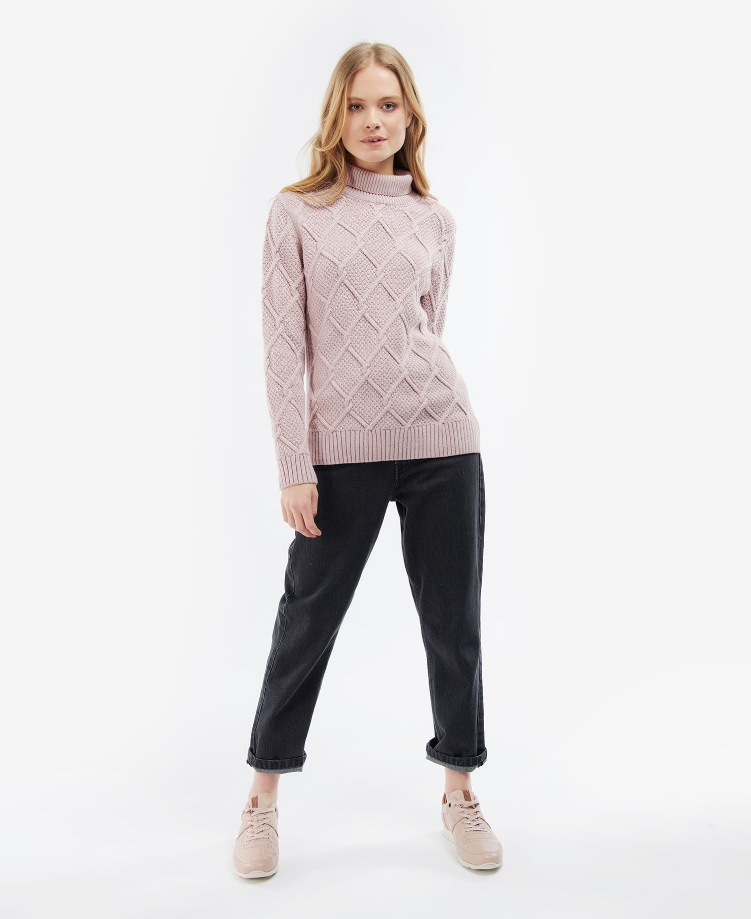 Barbour Burne Roll Neck Knit SweatShirt