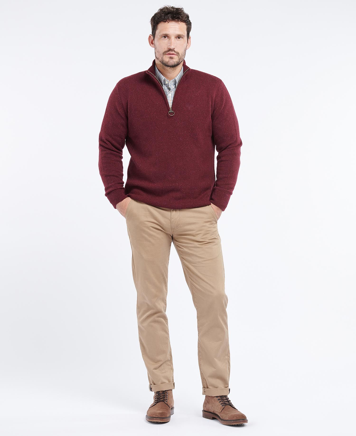 Barbour Tisbury Half Zip Sweater
