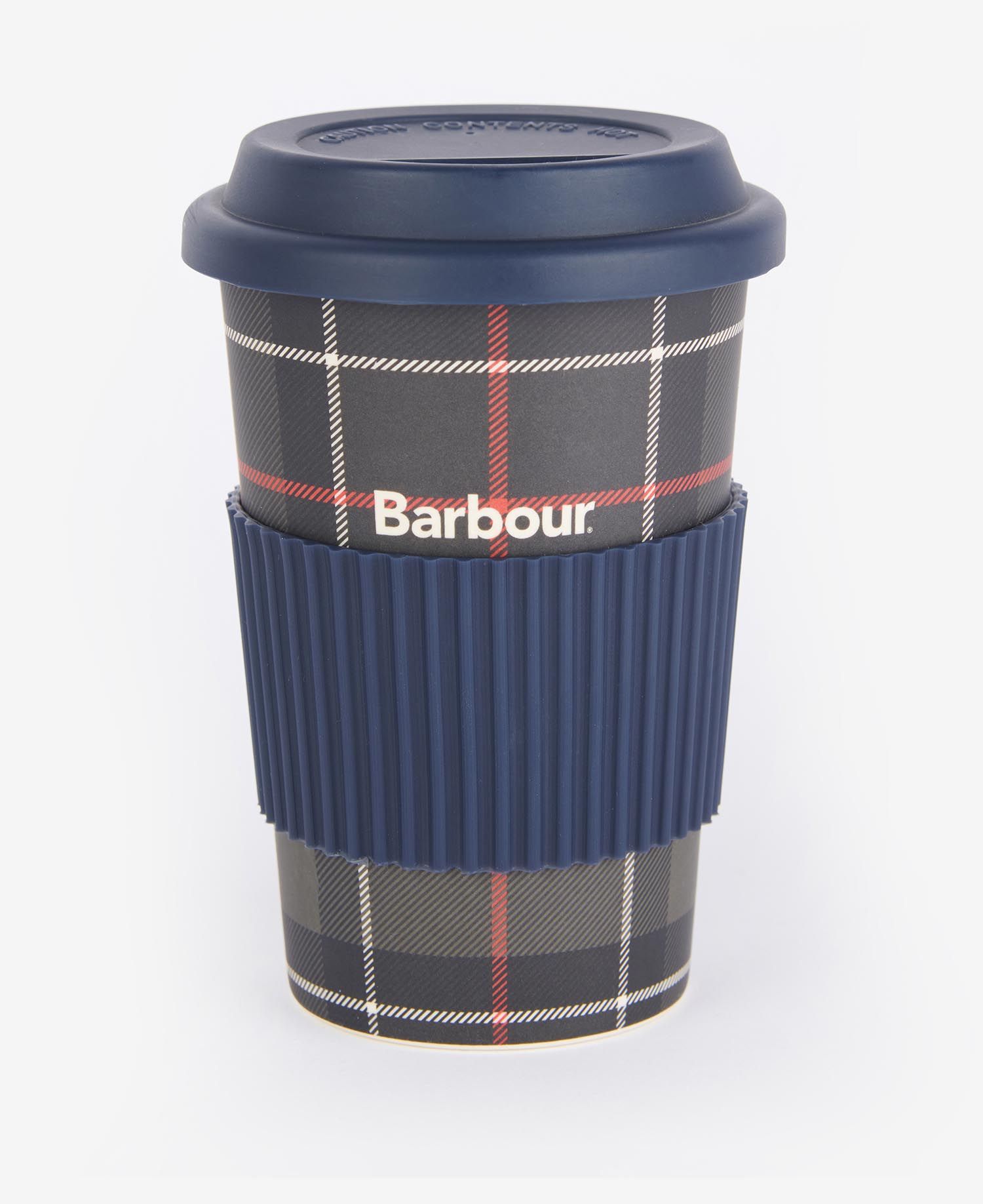 Barbour Tartan Travel Mug / Beanie