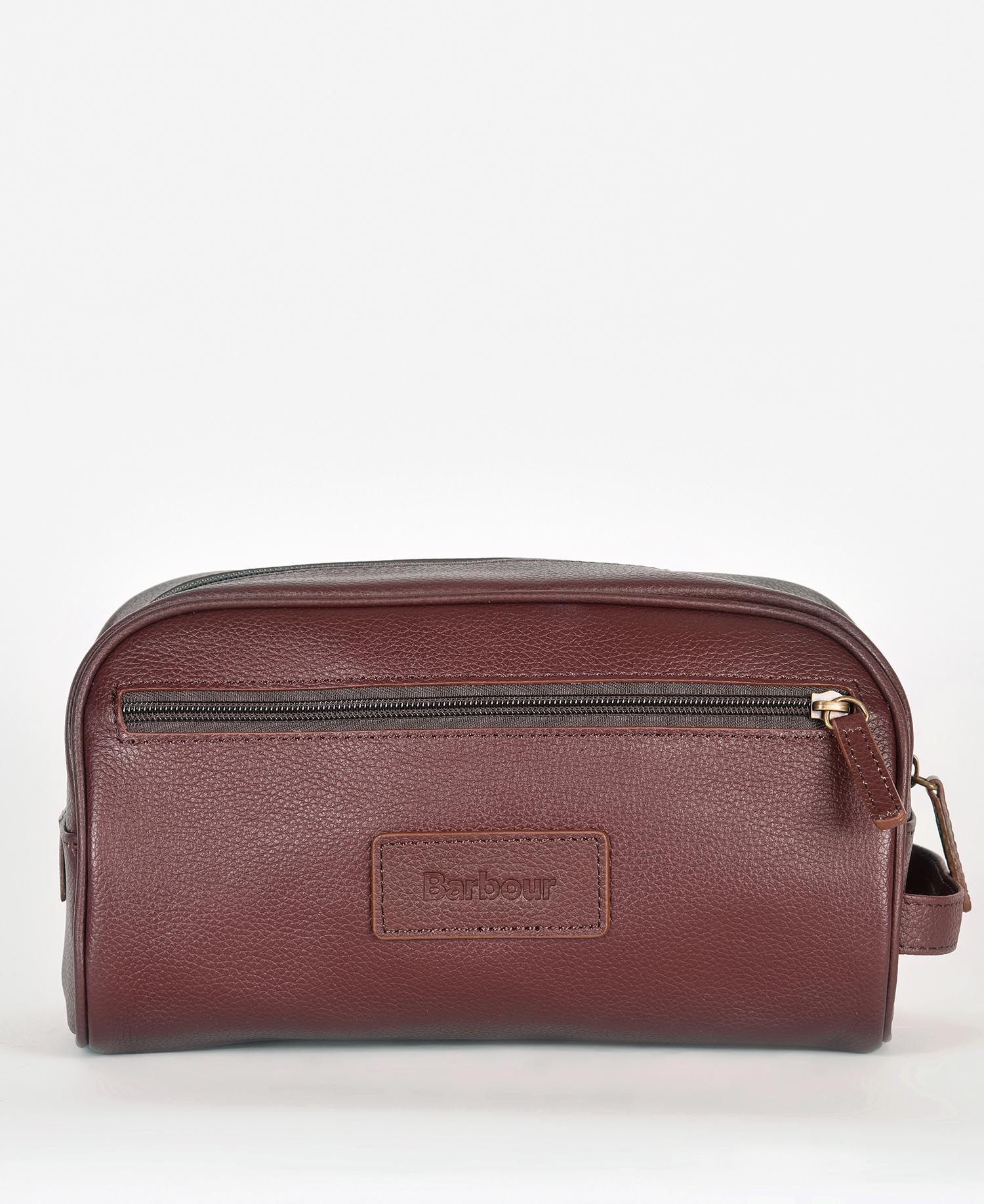 Barbour Leather Wash bag