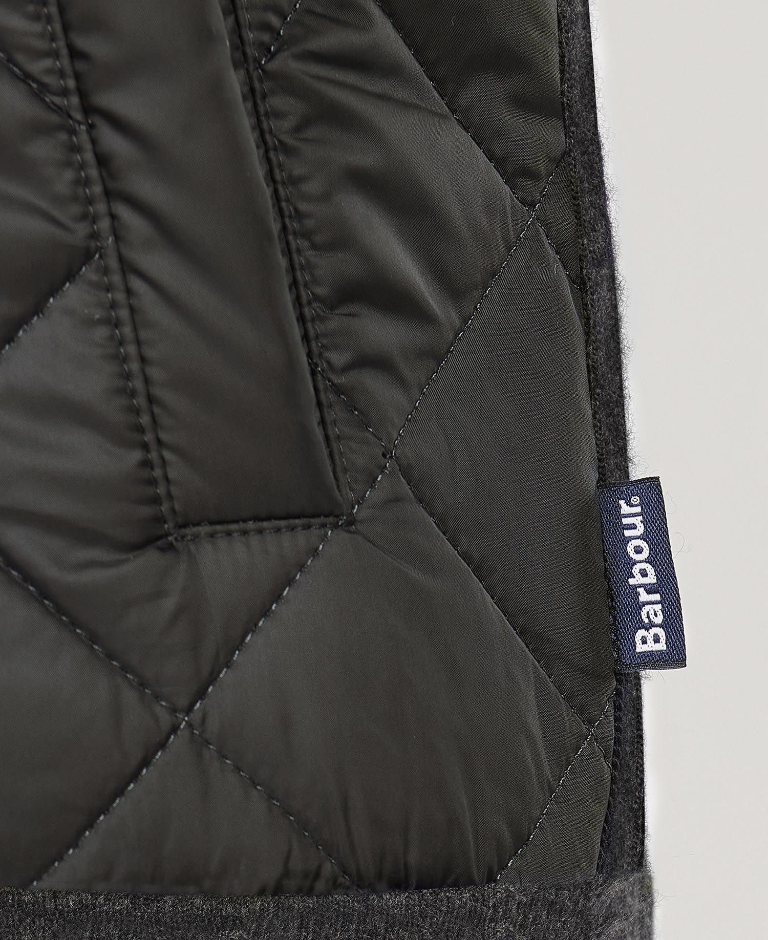 Barbour Essential Diamond Quilt Zip Through