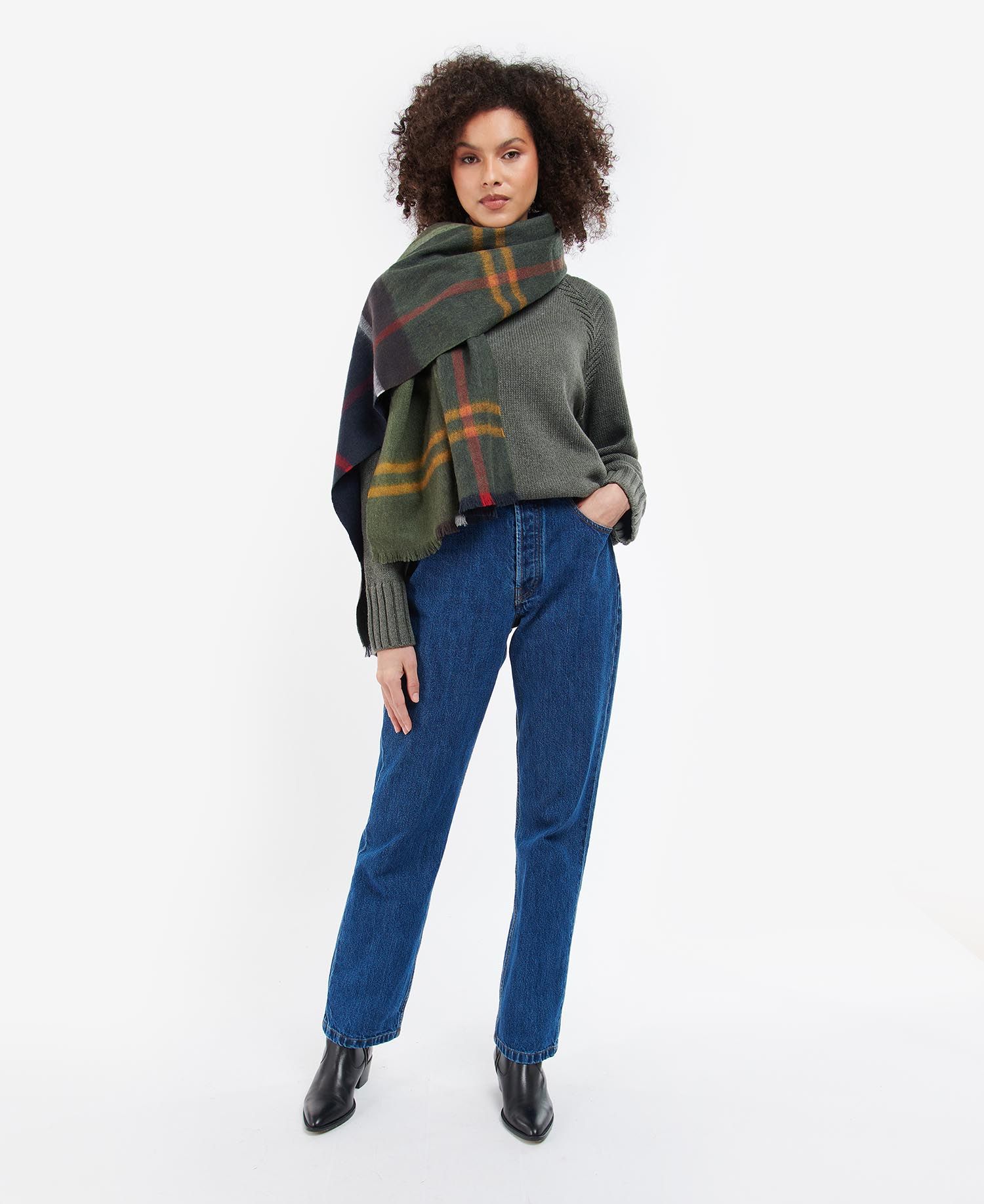 Barbour Rosefield Tartan Scarf