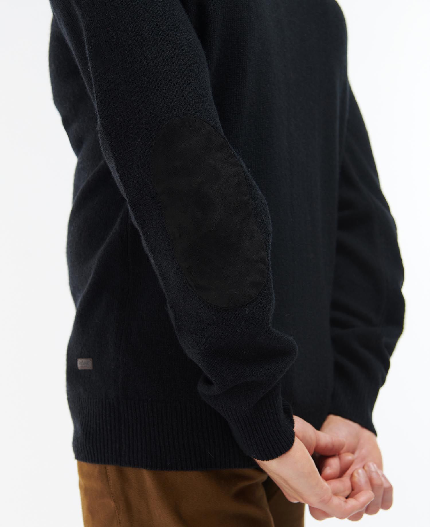 Barbour Essential Elbow Patch SweatShirt