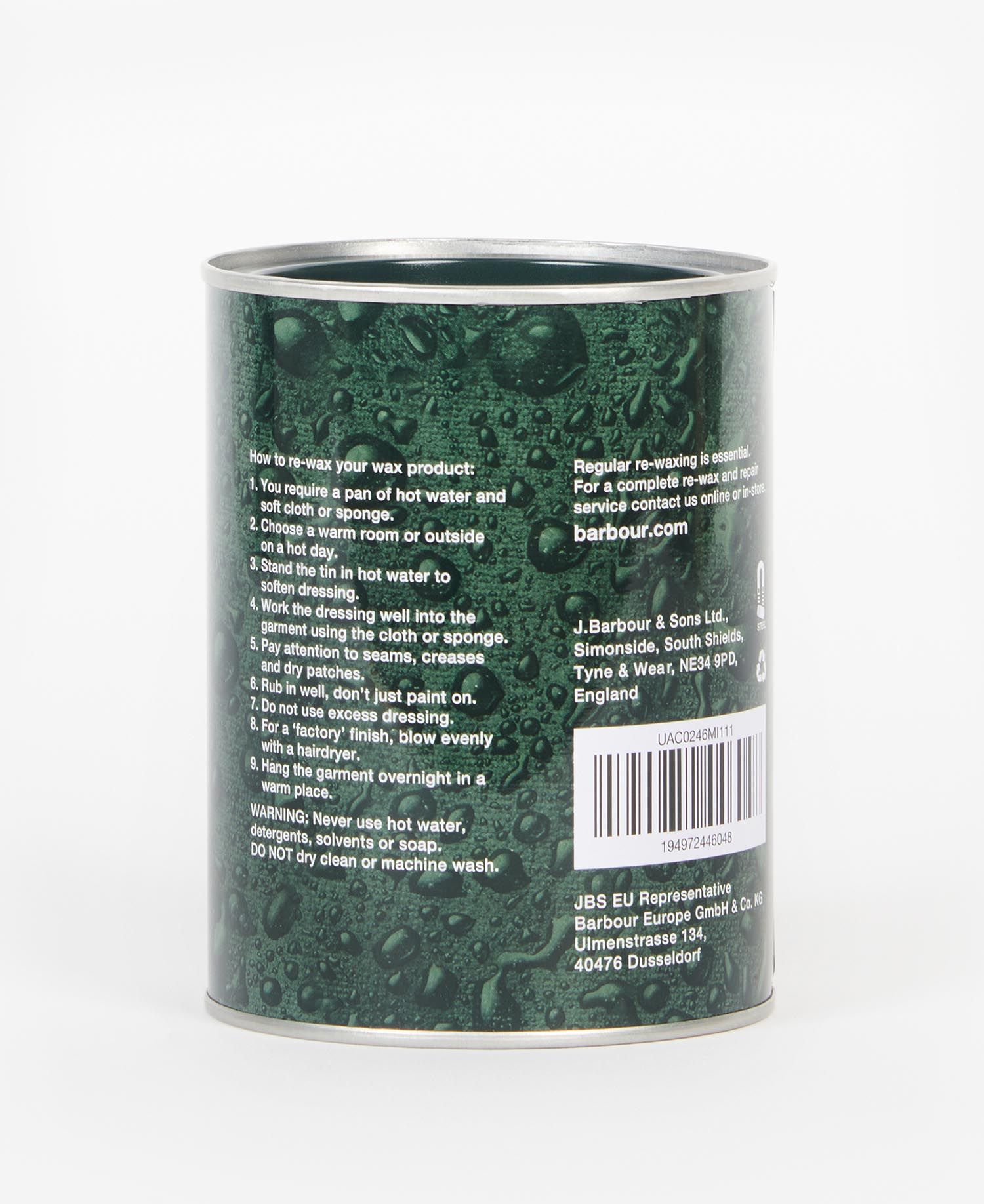 Barbour Family size Thornproof Dressing