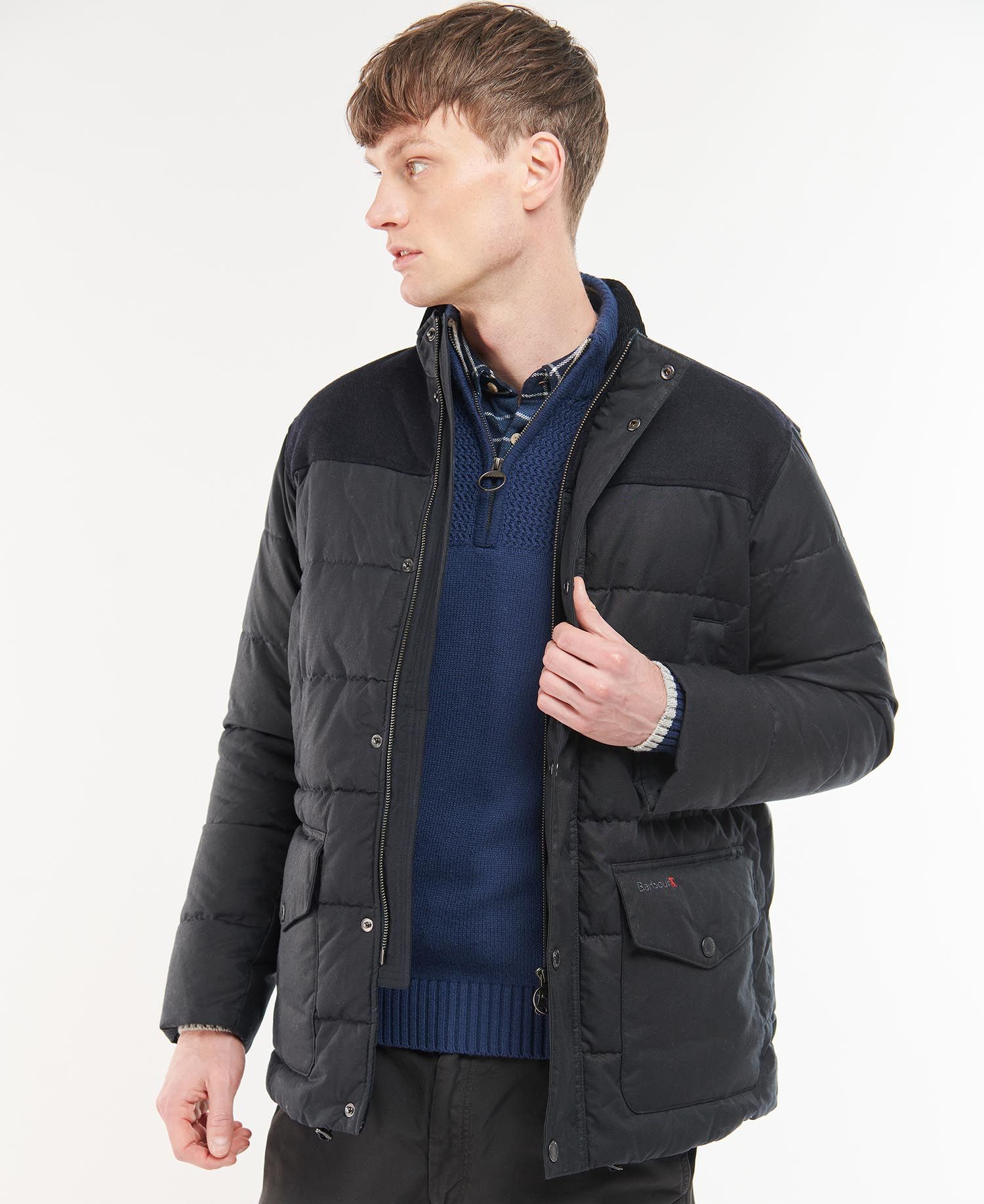 Barbour Baffle Trellon Wax Jacket
