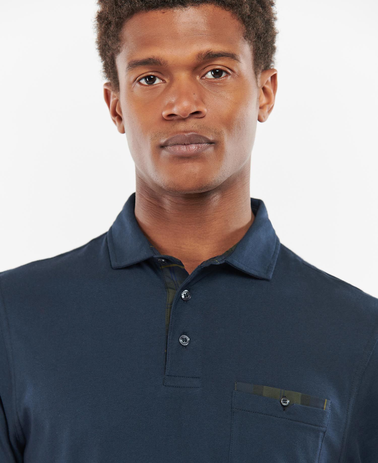 Barbour Long Sleeve Corpatch Polo Shirt
