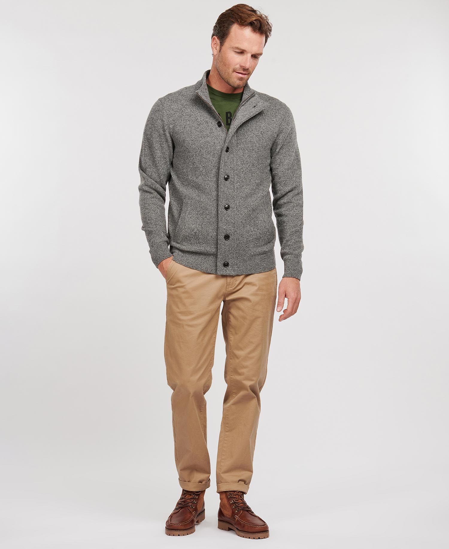 Barbour Tisbury Zip Through Jumper