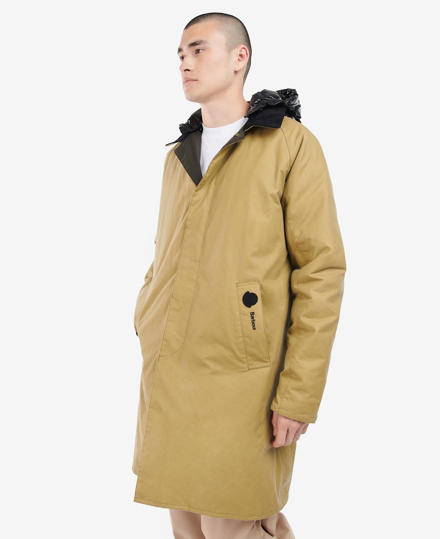 Barbour x Moncler Barra Peacoat