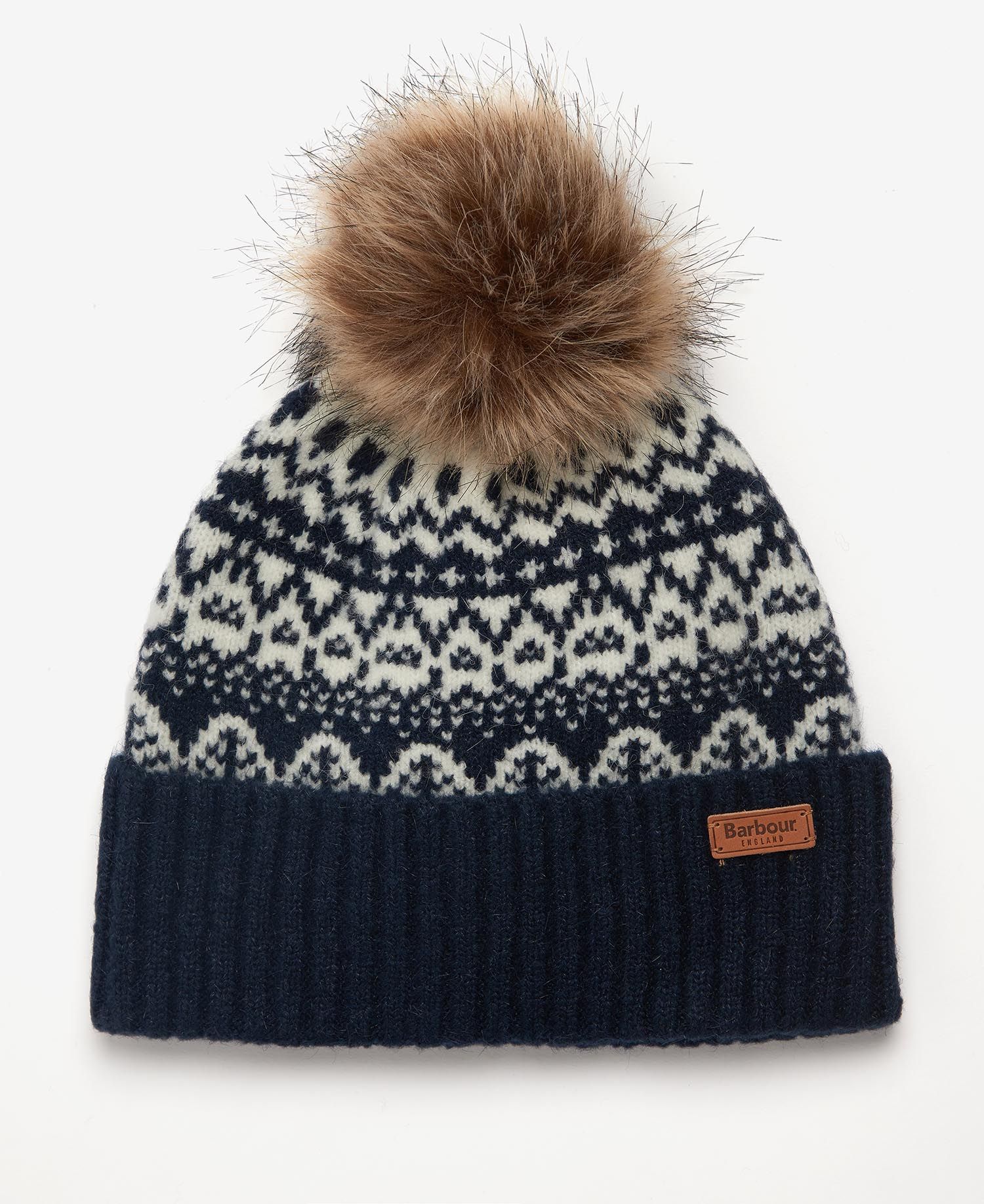 Barbour Alpine Fair Isle Pom Beanie