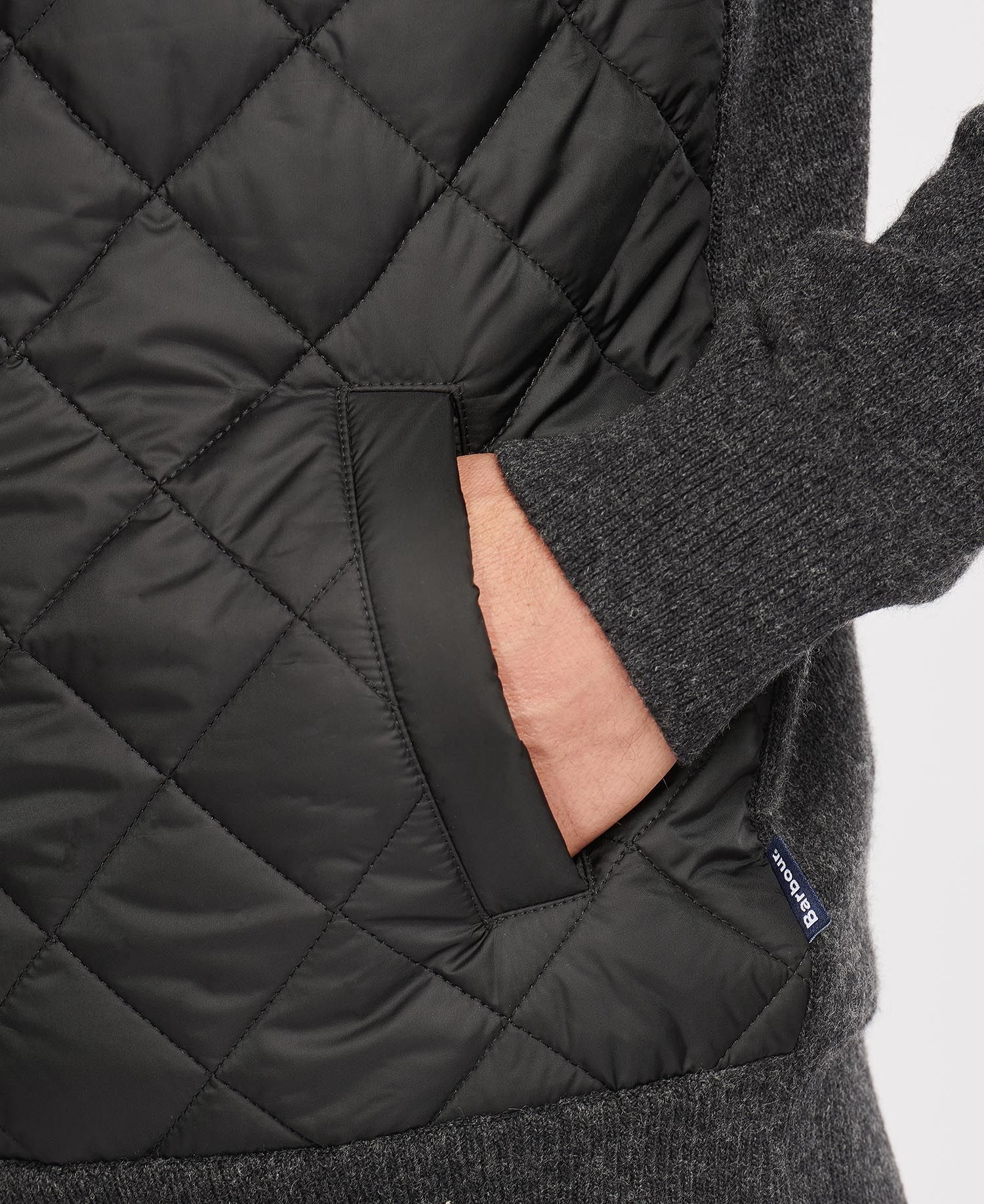 Barbour Essential Diamond Quilt Zip Through